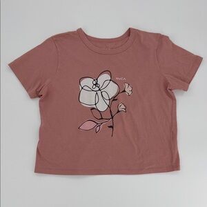 RVCA Cropped Floral Tee